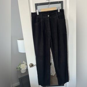 No brand corduroy black pants